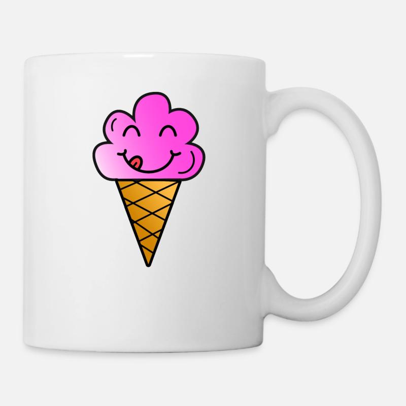 glace - Mug blanc - blanc