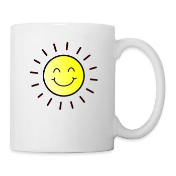 Sonne Sommer - Tasse - Weiß - Rechts