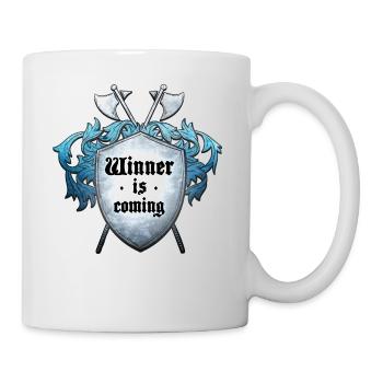 Winner is coming - Mug blanc - blanc - Droite