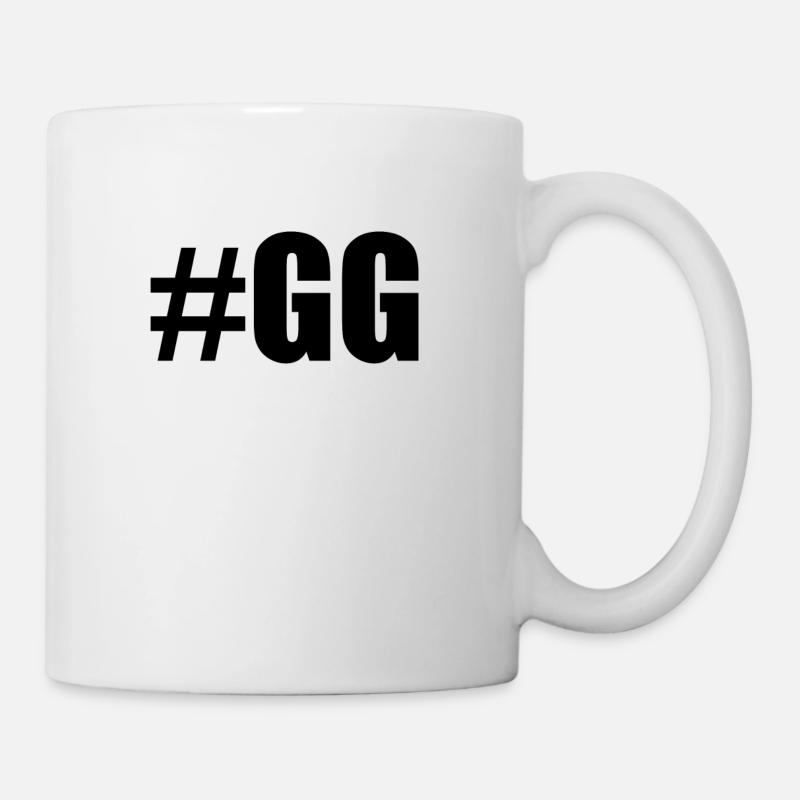 #gg - Mug blanc - blanc