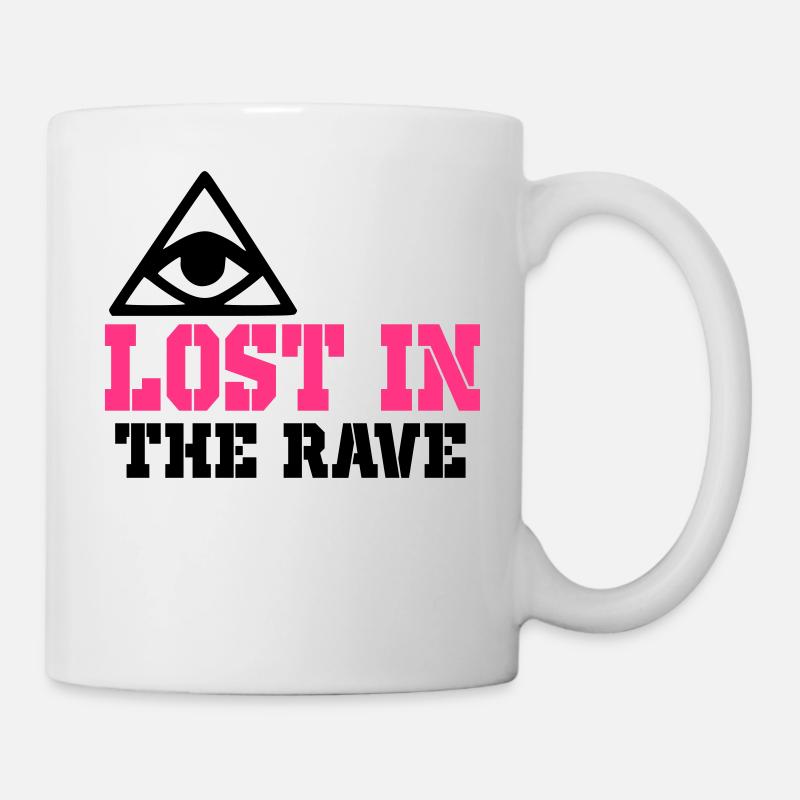 lost in the rave - Mug - white