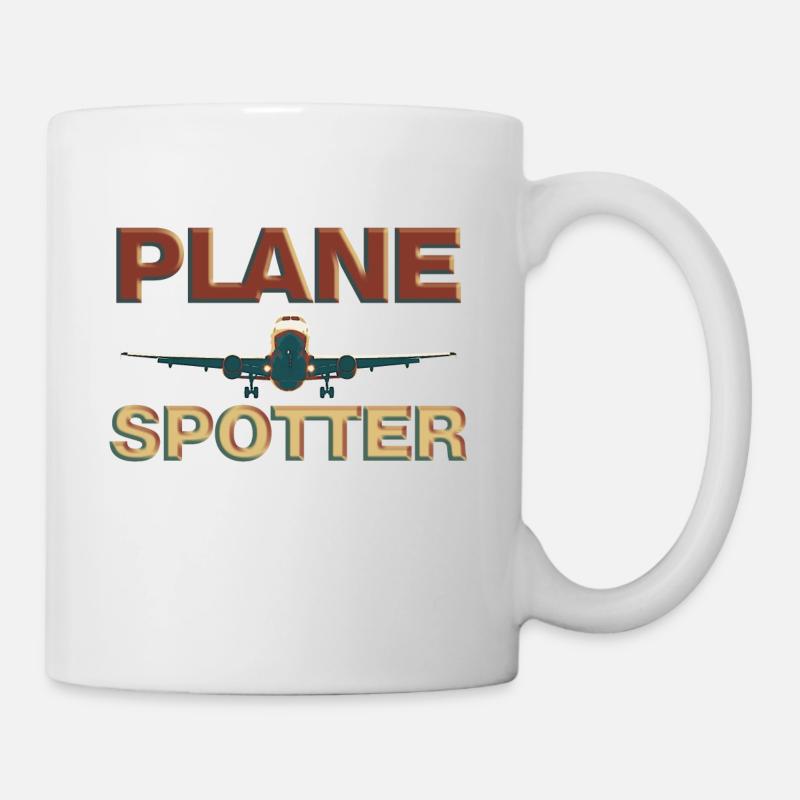 Planespotter - Mug - white