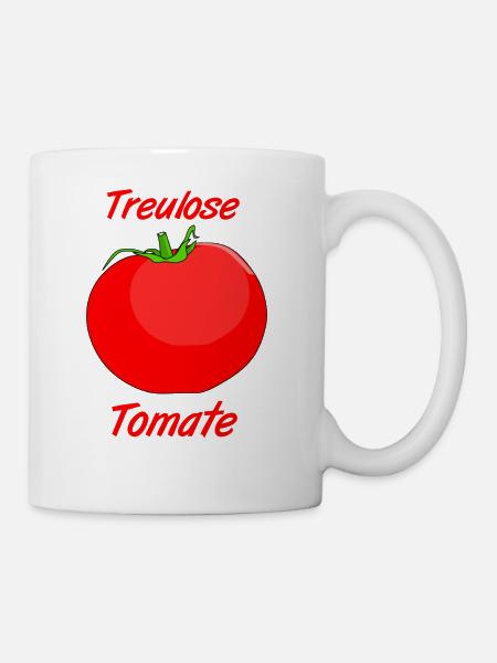 Treulose Tomate - Tasse - Weiß