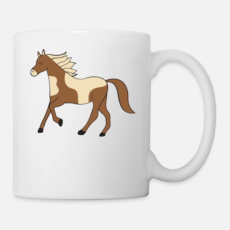 Pferd - Tasse - Weiß