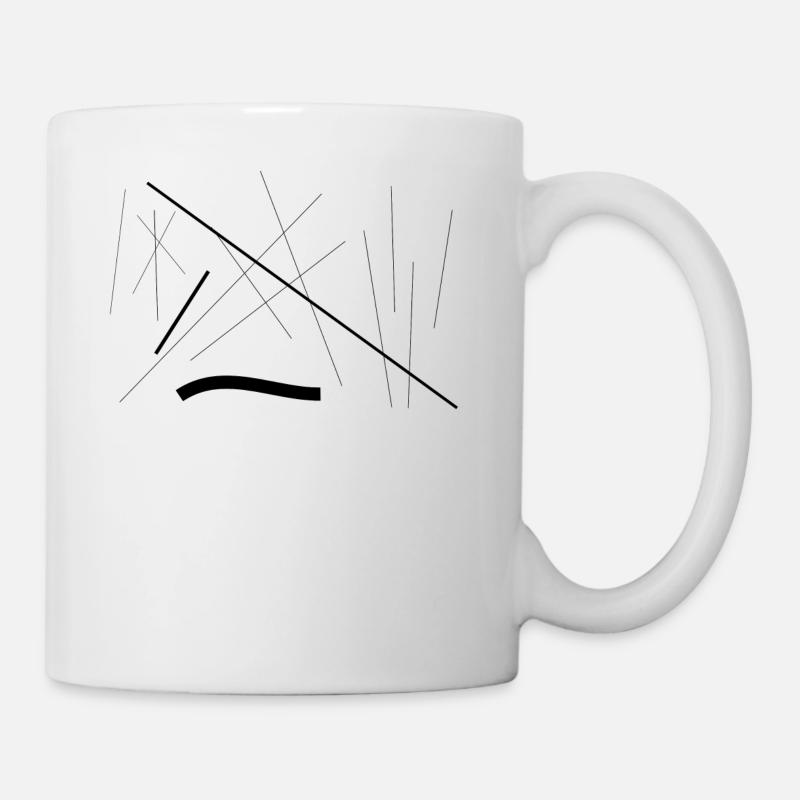 Dashes 1 - Mug - white