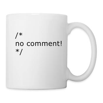 no comment - Tasse - Weiß - Rechts