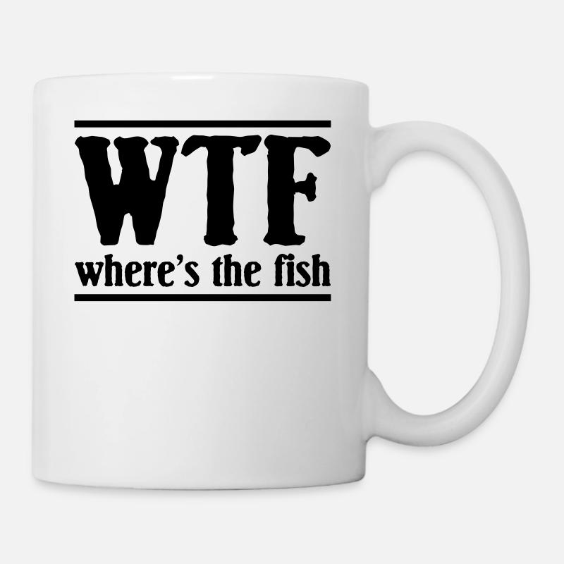 Where's The Fish - Mug - white