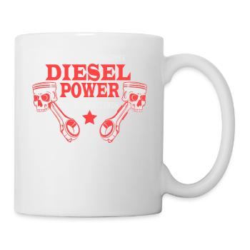 Diesel Power When the turbo is . Tuning shirt - Mug - white - Right