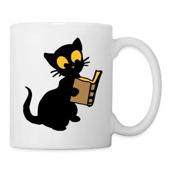 Le livre - Mug blanc - blanc - Droite