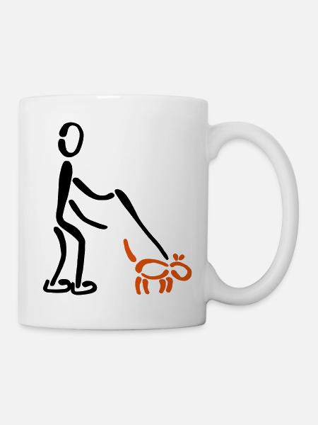 Walkies dog 2C - Mug - white