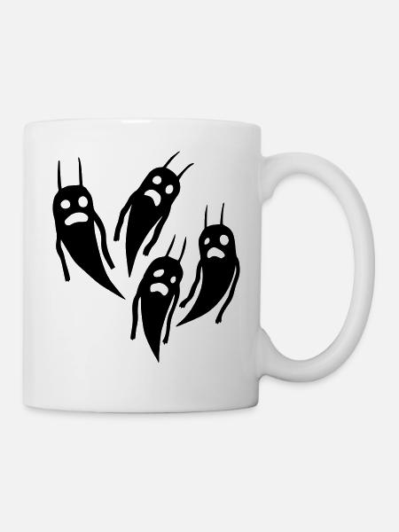 Geister Halloween - Tasse - Weiß