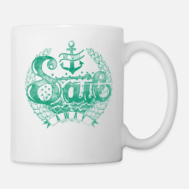 S'éloigner2 - Mug blanc - blanc