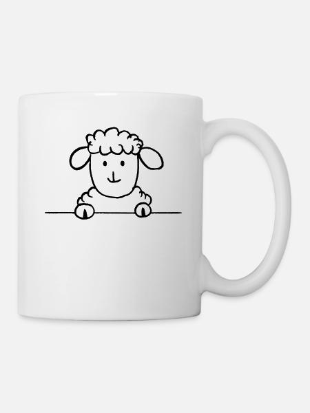 sir sheep - Mug - white