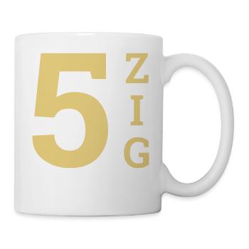 Bedruckt T Shirt 50 Geburtstag Sprüche Lustig - Tasse - Weiß - Rechts