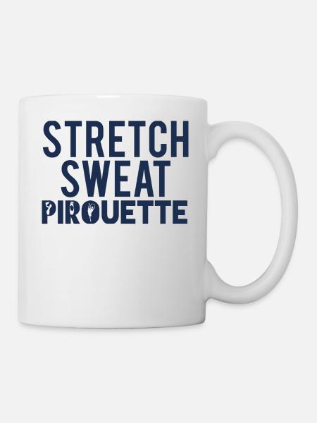 Ballet Gift Stretch - Sweat - Pirouette - Mug - white