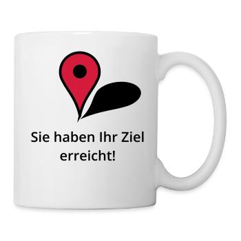 Sie haben Ihr Ziel erreicht - Tasse - Weiß - Rechts