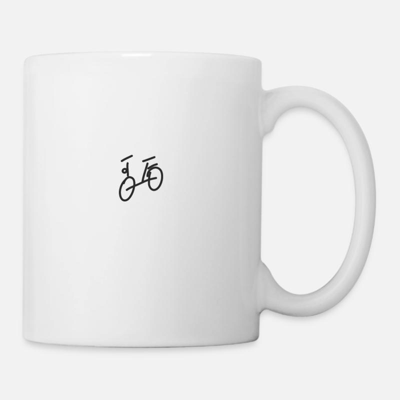 Fahrrad - Tasse - Weiß