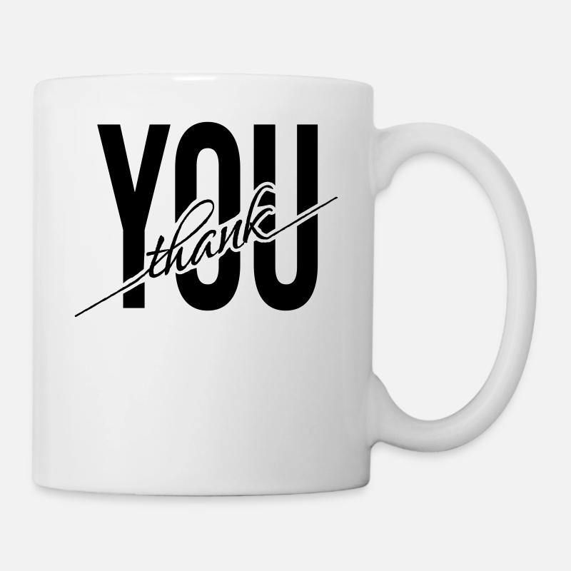 Merci Merci Merci cadeau - Mug blanc - blanc