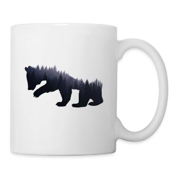 Bear Forest Nature - Gift - Mug - white - Right