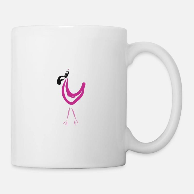 Flamingo - Tasse - Weiß