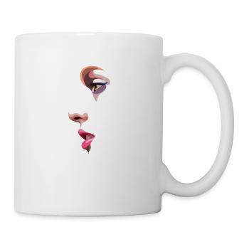 fashion girl - Tasse - Weiß - Rechts