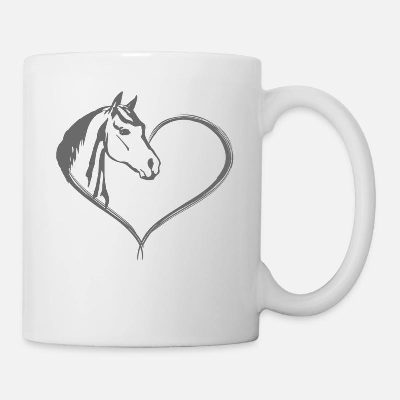 Horse heart - Mug - white