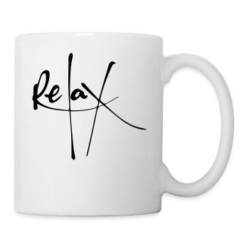 Relax - Tasse - Weiß - Rechts