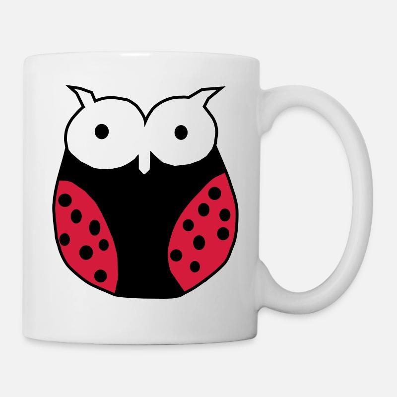 Marienkaefer Gross - Tasse - Weiß