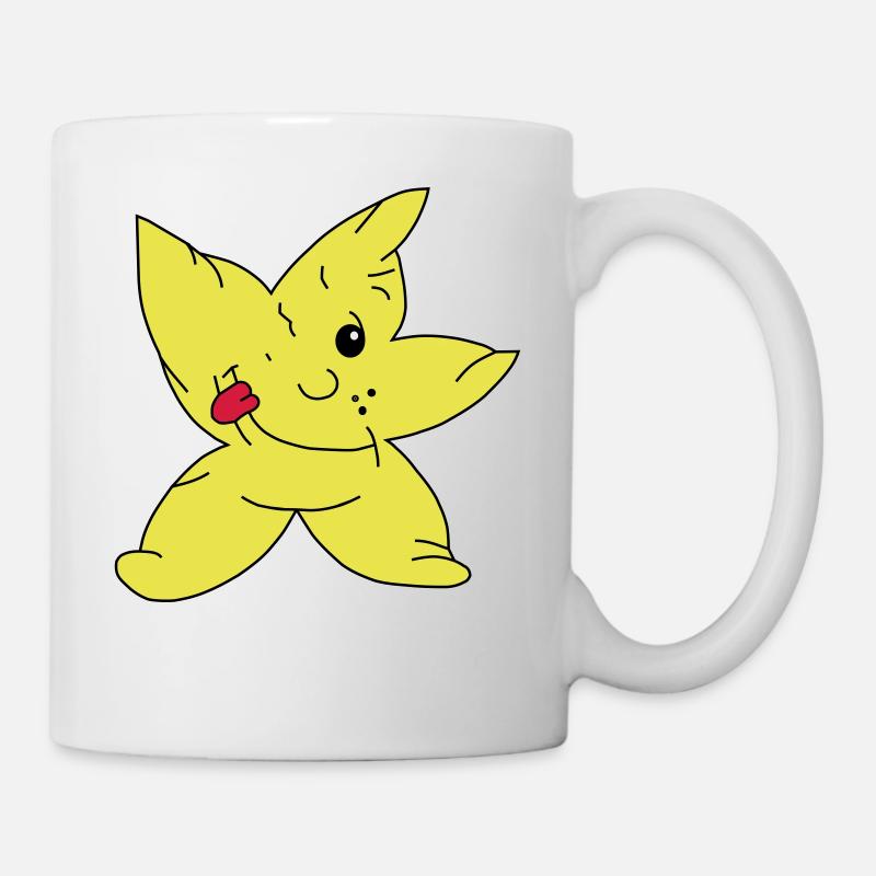 star - Mug - white