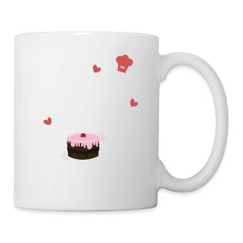 Baking queen bake cake baker gift idea - Mug - white - Right