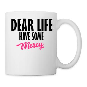 liebes Leben - Tasse - Weiß - Rechts