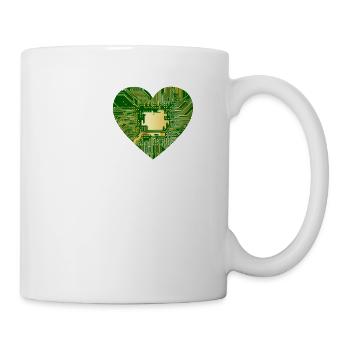 I love Electronics - électronique / idée cadeau - Mug blanc - blanc - Droite