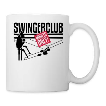 Club échangiste - Mug blanc - blanc - Droite