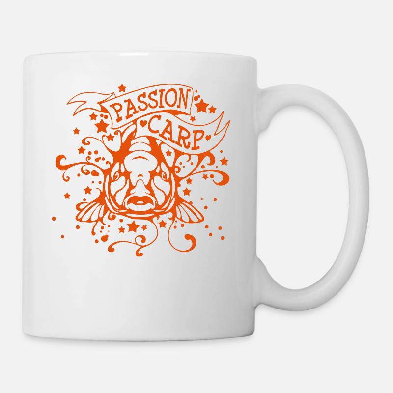 PASSION CARP - Mug blanc - blanc