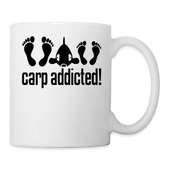 CARP ADDICTED! - Tasse - Weiß - Rechts