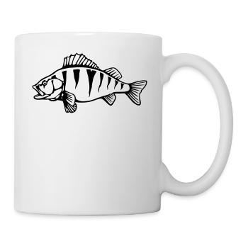 Barsch - Tasse - Weiß - Rechts