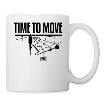 TEMPS DE DÉPLACEMENT - Mug blanc - blanc - Droite