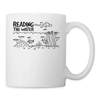 LECTURE DE L'EAU - Mug blanc - blanc - Droite