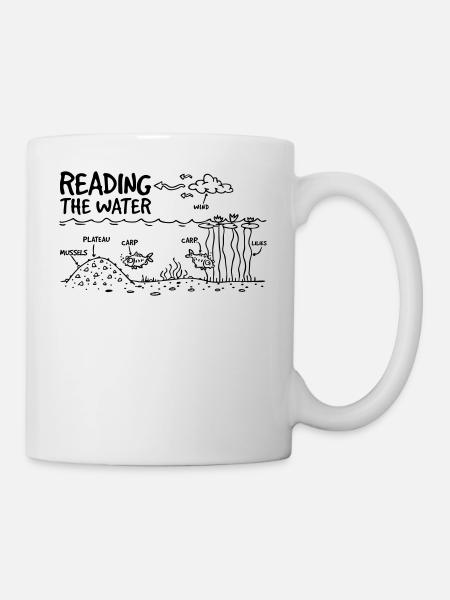 READING THE WATER - Tasse - Weiß