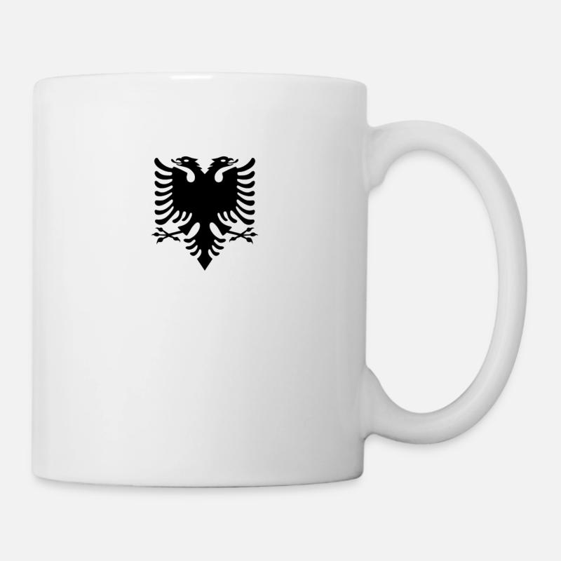 Aigle albanais - Mug blanc - blanc