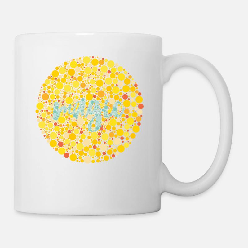 Test d'oeil magique - Mug blanc - blanc