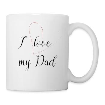 I love my Dad - Mug - white - Right