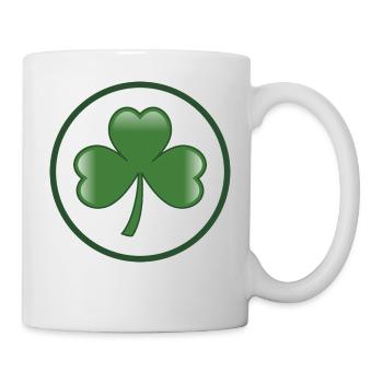 Irish shamrock Ireland - Mug - white - Right
