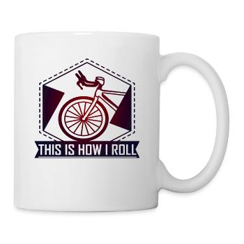 bicycle. This is how I roll - Mug - white - Right