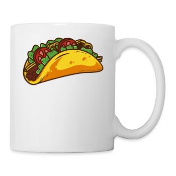Taco Tacos Burrito Nourriture Nachos Fiesta Mexique - Mug blanc - blanc - Droite