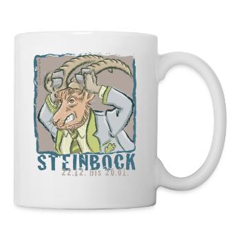 Sternzeichen - Steinbock - Tasse - Weiß - Rechts