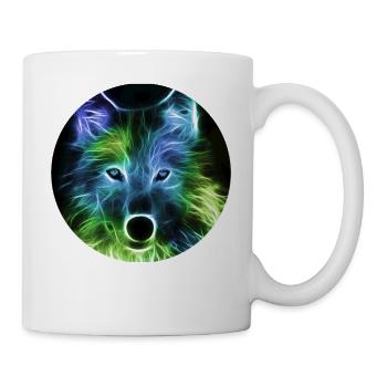 Wölfe haben einen starken Instinkt und einen hohen Intelligenzgrad - Tasse - Weiß - Rechts