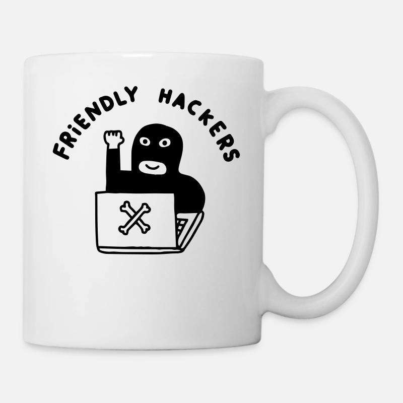 Friendly Hackers Club - Mug blanc - blanc