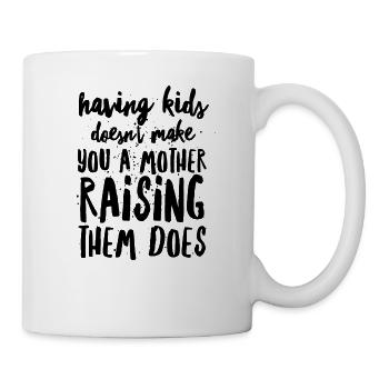 ... les élever vous fait une mère - poison - Mug blanc - blanc - Droite
