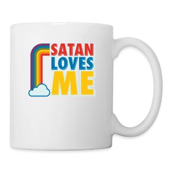 Satan Amour Religion Athéisme Athéisme Don - Mug blanc - blanc - Droite
